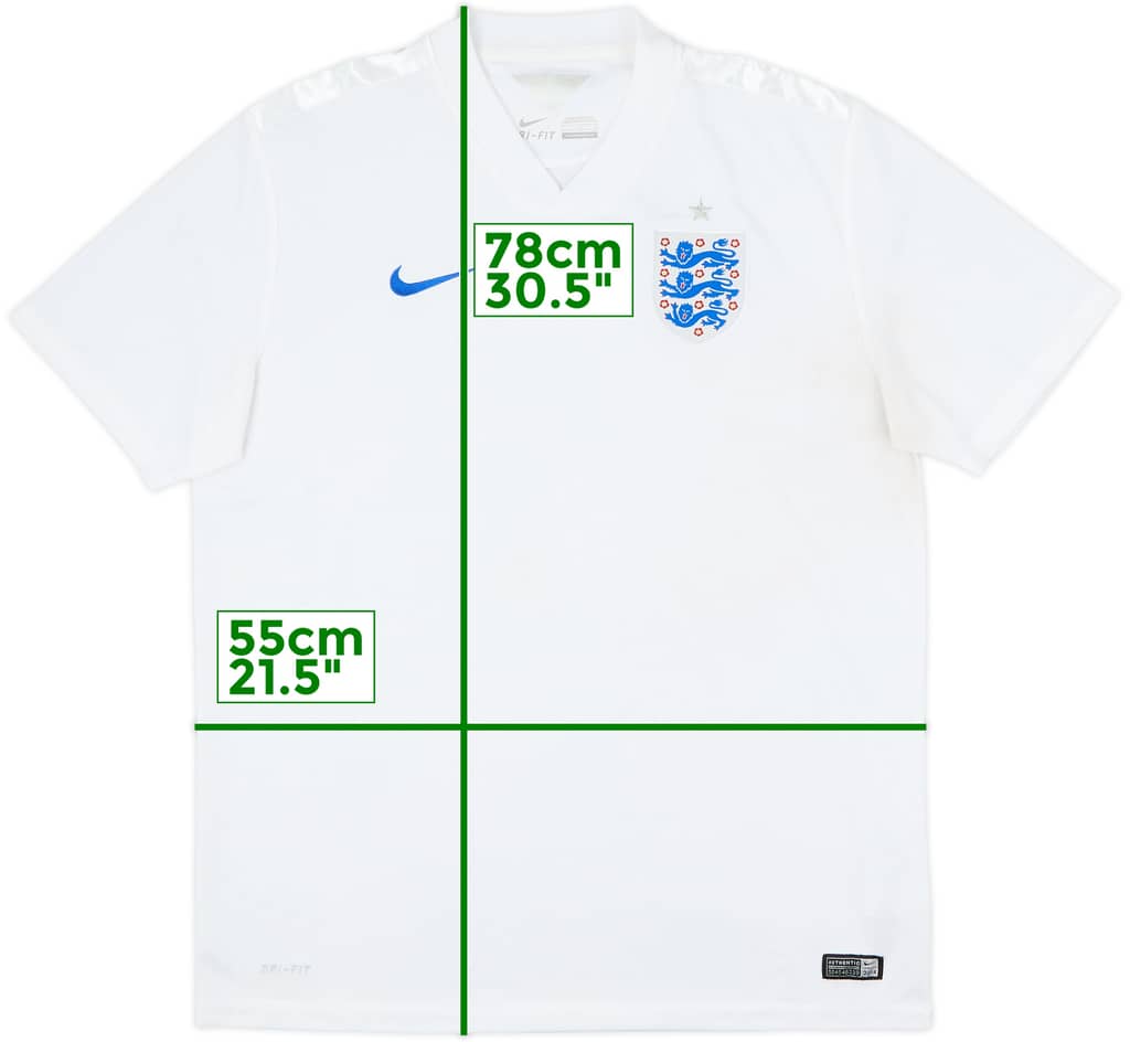 2014-15 England Home Shirt - 5/10 - (L)