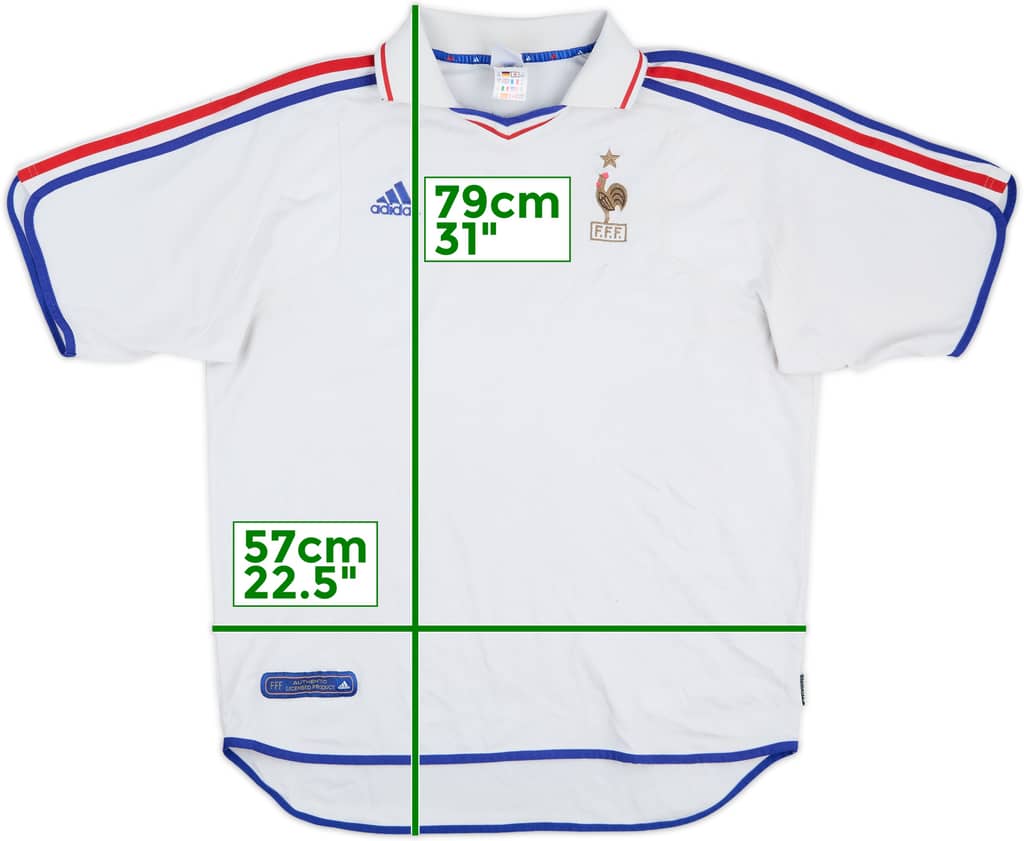 2000-02 France Away Shirt - 5/10 - (XL)