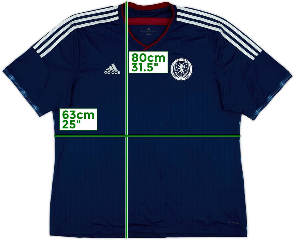 2014-15 Scotland Home Shirt - 8/10 - (XXL)