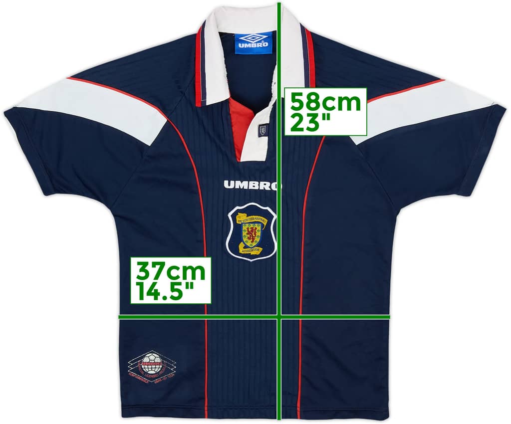 1996-98 Scotland Home Shirt - 6/10 - (S.Boys)