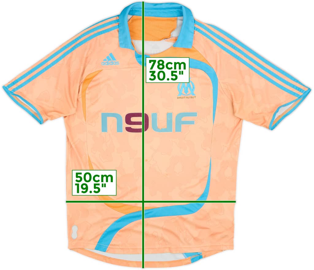 2007-08 Olympique Marseille Third Shirt - 4/10 - (M)