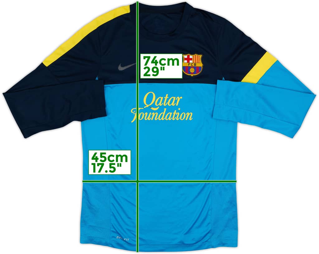 2012-13 Barcelona Nike Training L/S Shirt - 4/10 - (S)
