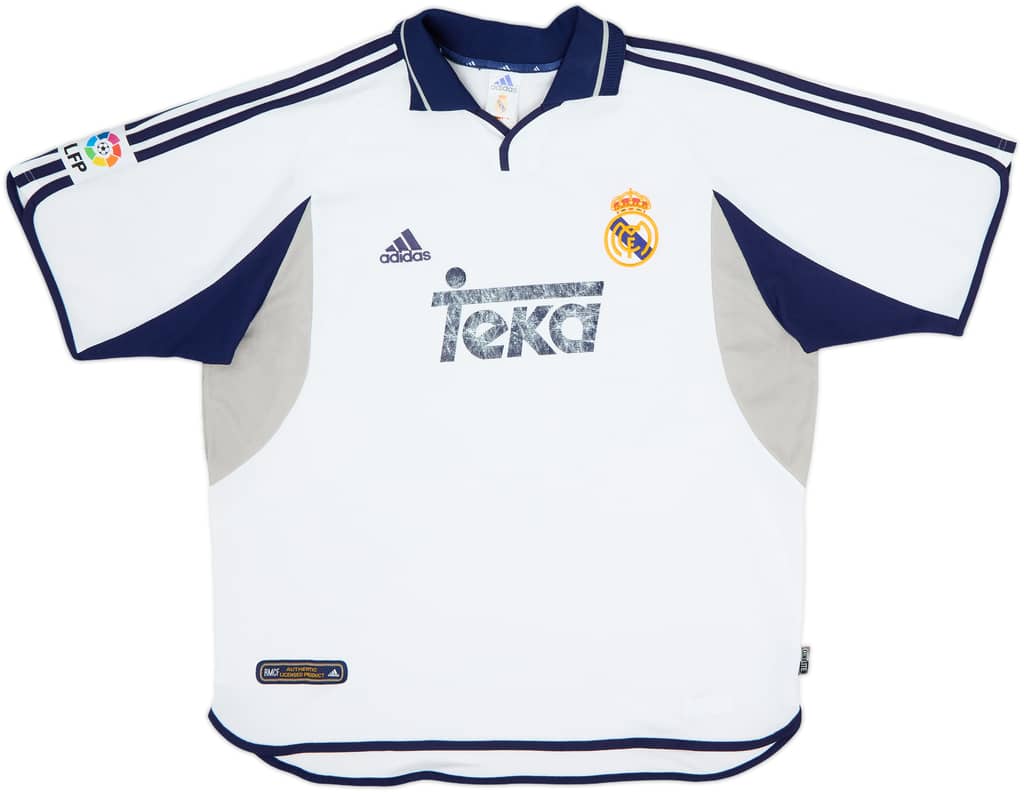 2000-01 Real Madrid Home Shirt - 5/10 - (XL)