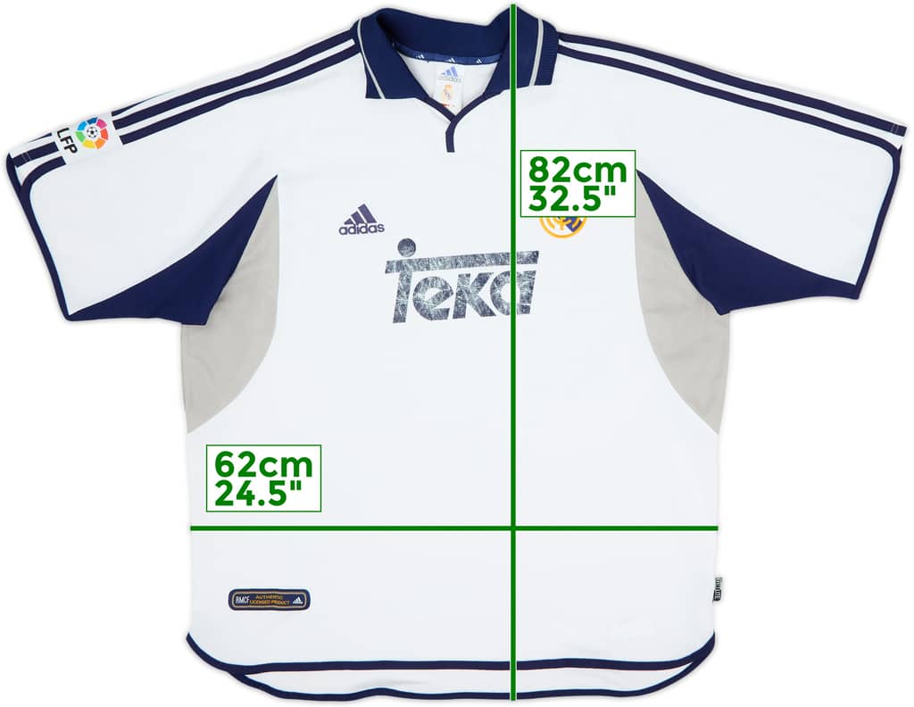 2000-01 Real Madrid Home Shirt - 5/10 - (XL)