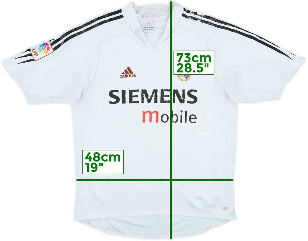 2004-05 Real Madrid Home Shirt - 4/10 - (M)