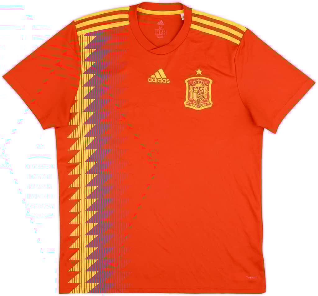 2018-19 Spain Home Shirt - 7/10 - (M)