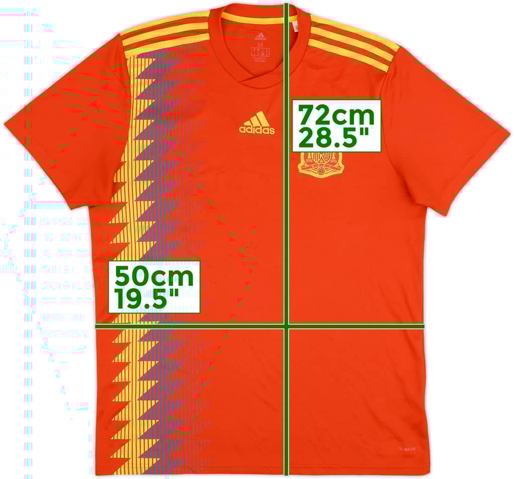 2018-19 Spain Home Shirt - 7/10 - (M)