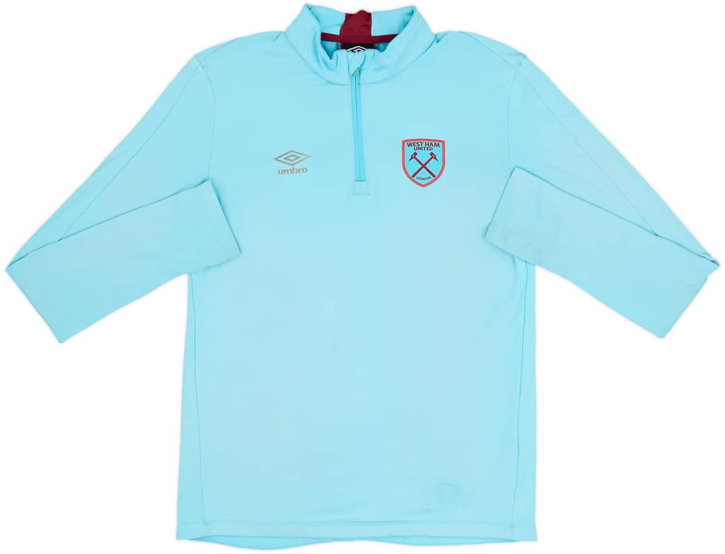 2017-18 West Ham Umbro 1/4 Zip Drill Top - 4/10 - (XL.Boys)