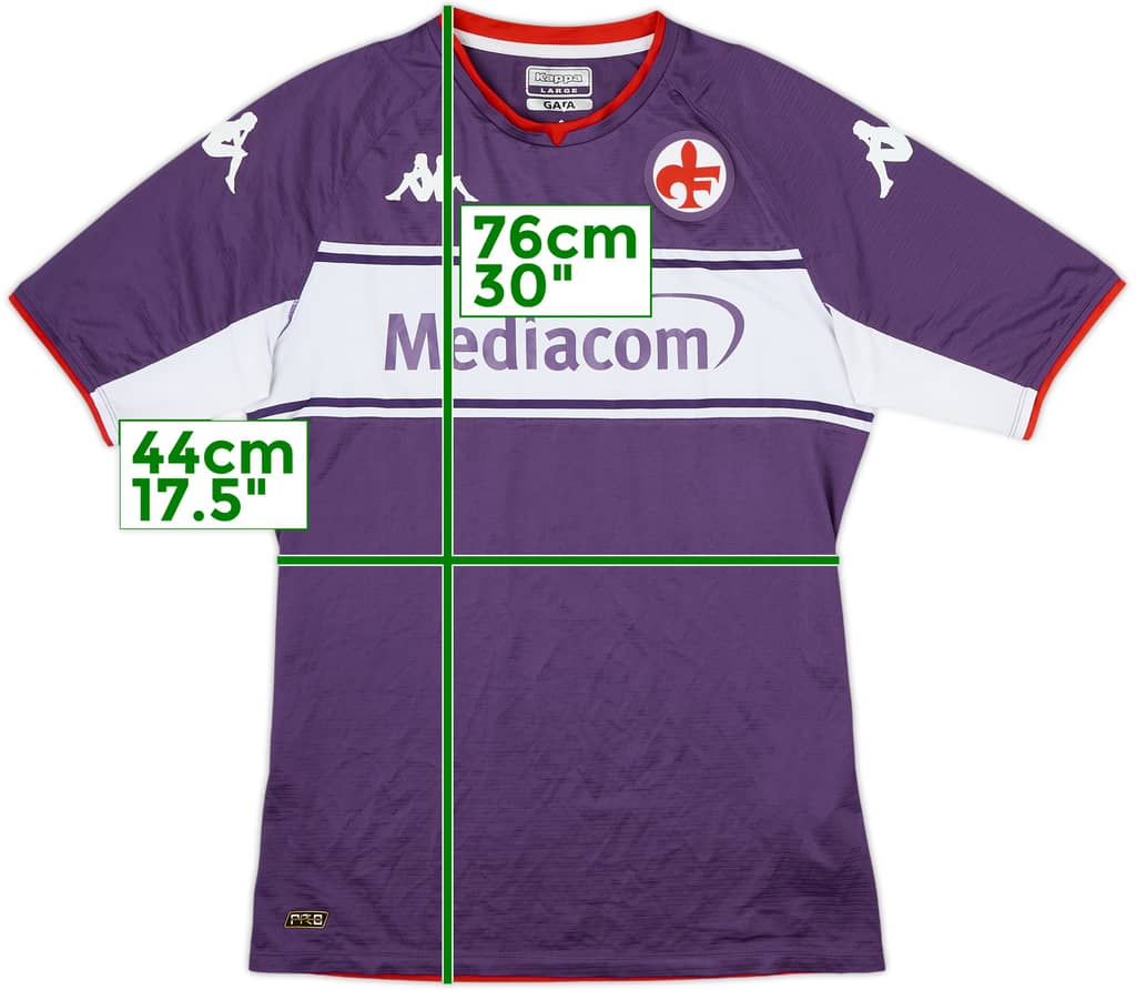 2021-22 Fiorentina Home Shirt - 9/10 - (L)