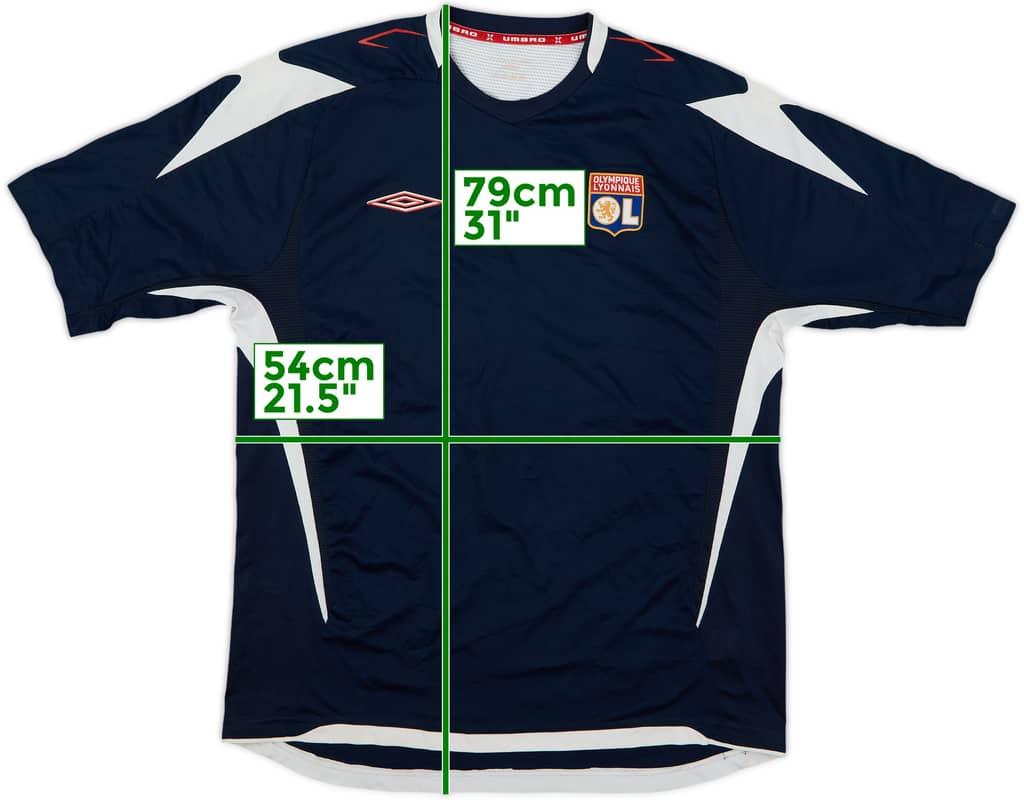 2006-08 Lyon Umbro Training Shirt - 5/10 - (XL)