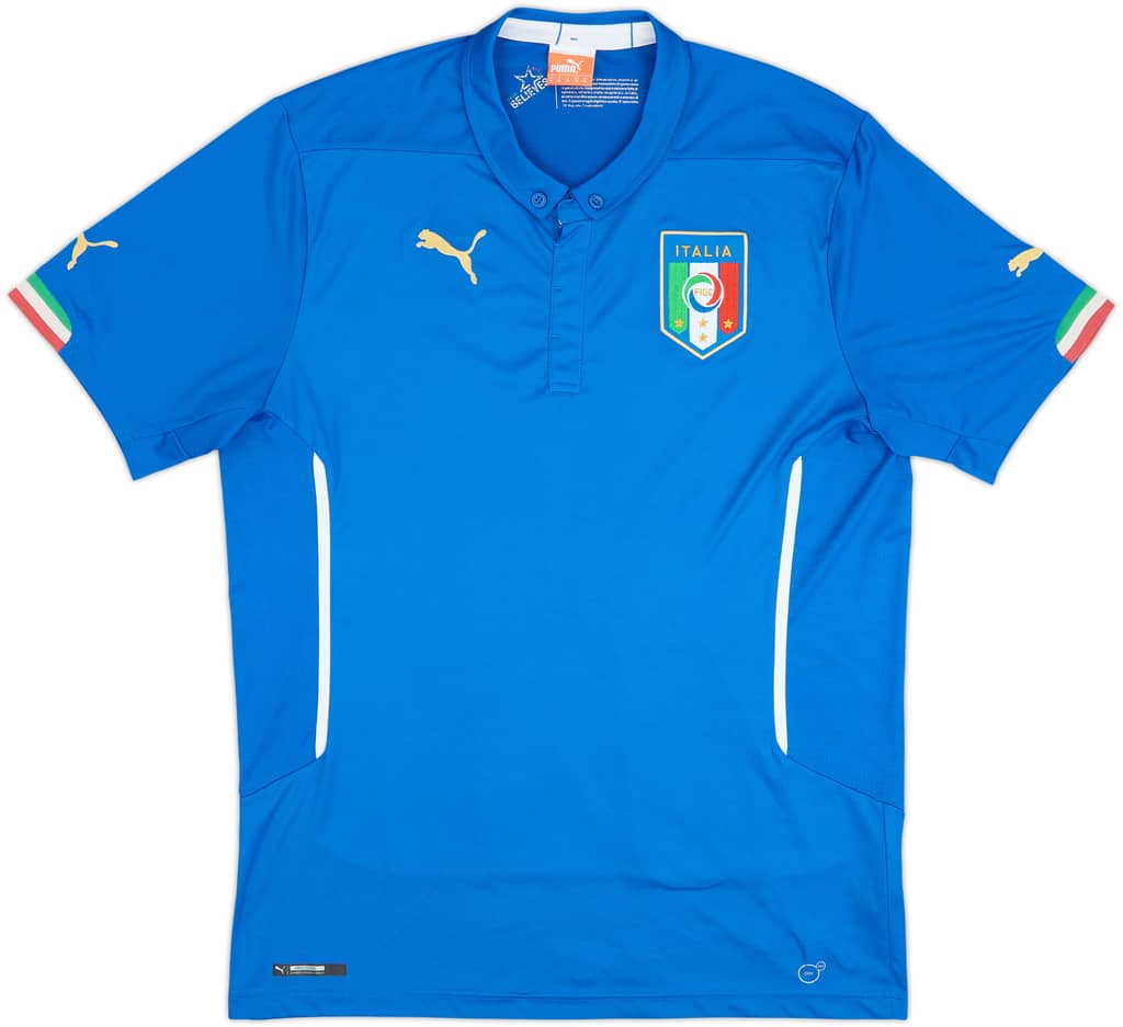 2014-15 Italy Home Shirt - 8/10 - (XL)