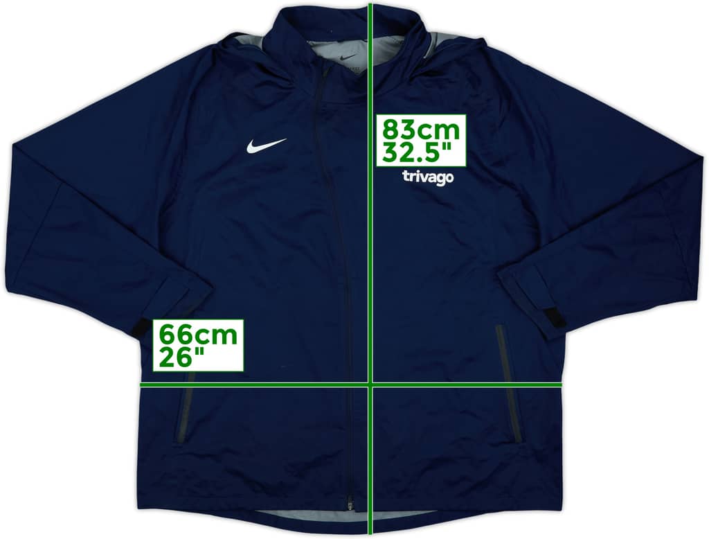 2022-23 Chelsea Nike Hooded Track Jacket - 7/10 - (XXL)
