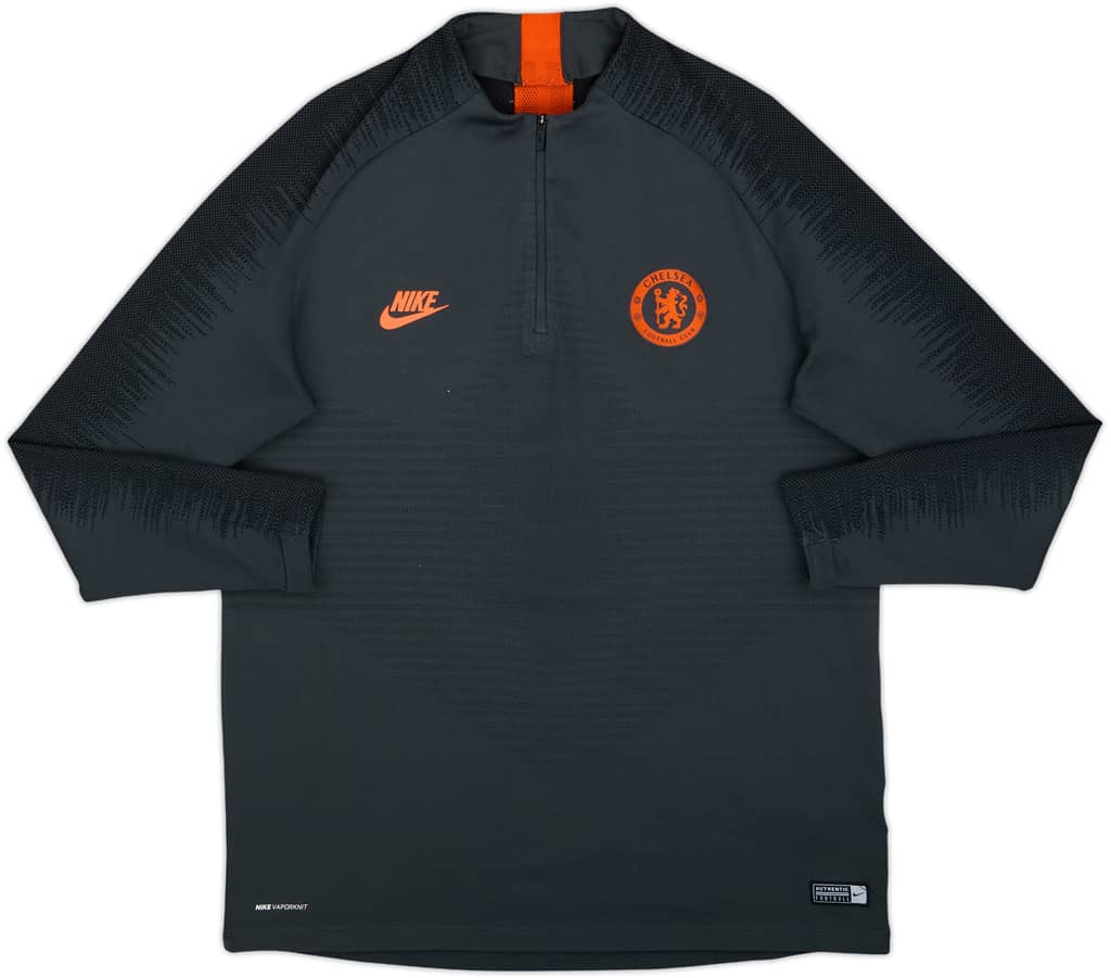 2019-20 Chelsea Nike Vaporknit 1/4 Zip Drill Top - 8/10 - (L)