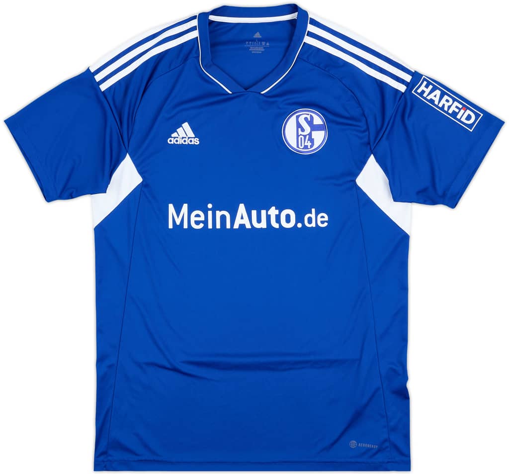 2022-23 Schalke Home Shirt - 10/10 - (L)