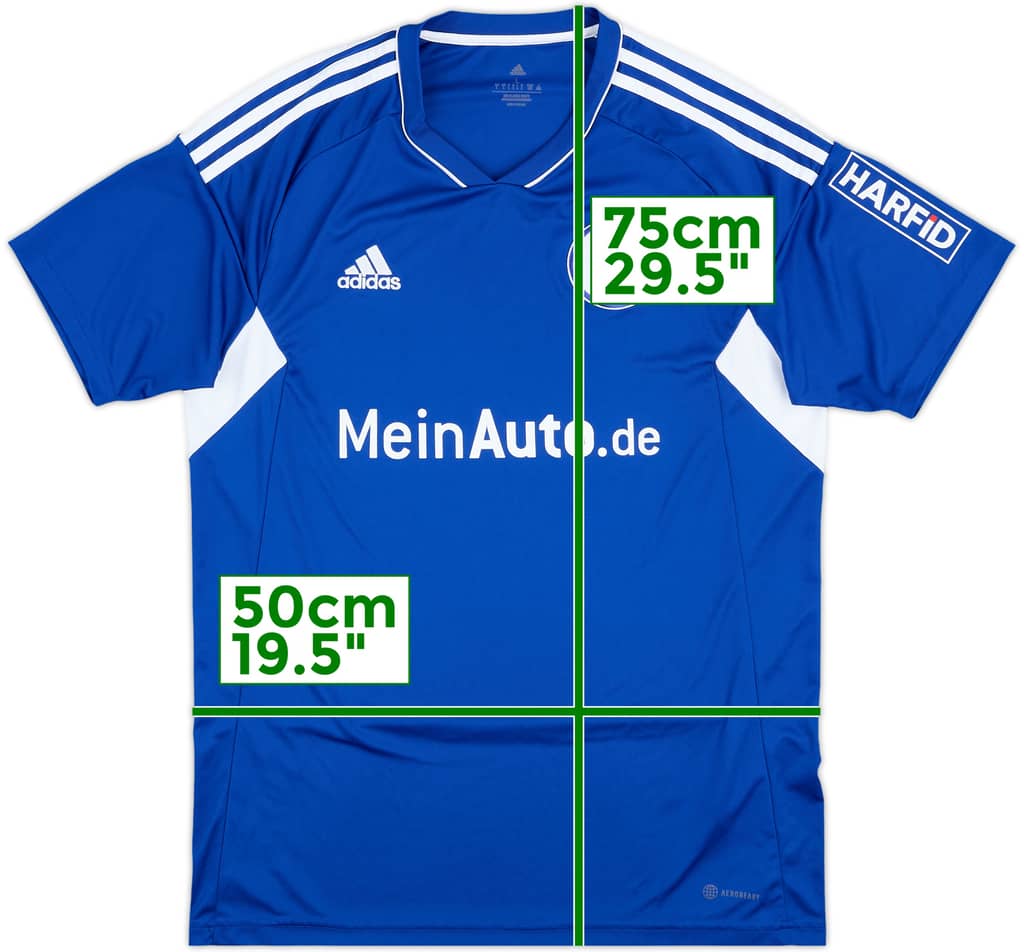 2022-23 Schalke Home Shirt - 10/10 - (L)