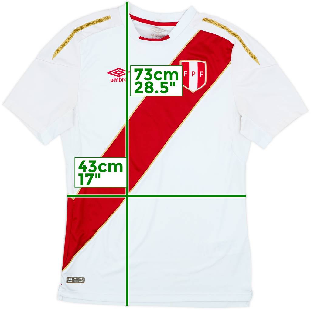 2018 Peru Home Shirt - 5/10 - (M)