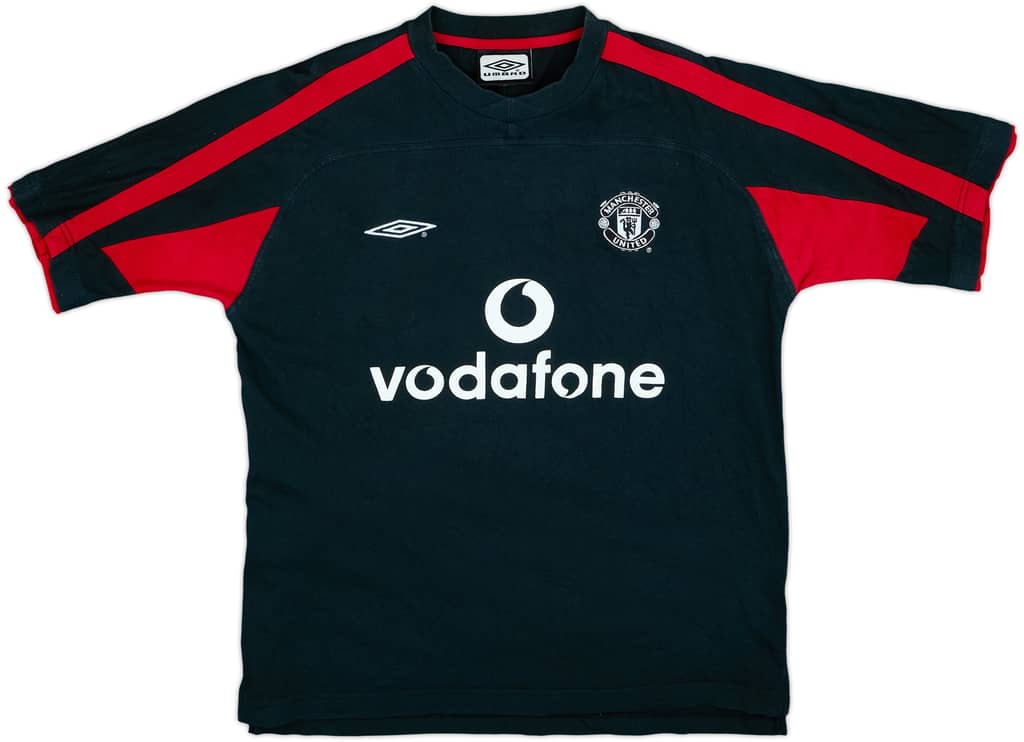 2000-01 Manchester United Umbro Cotton Tee - 8/10 - (L)