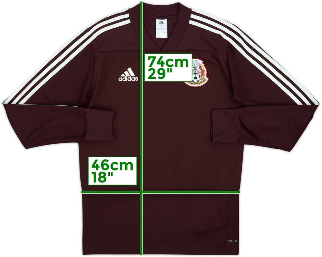 2017-18 Mexico adidas Drill Top - 8/10 - (S)