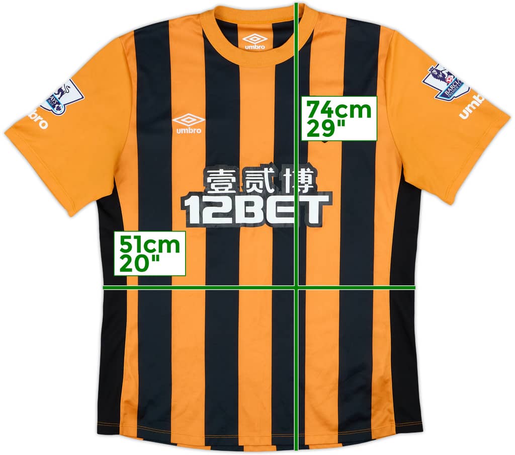 2014-15 Hull City Home Shirt - 7/10 - (L)