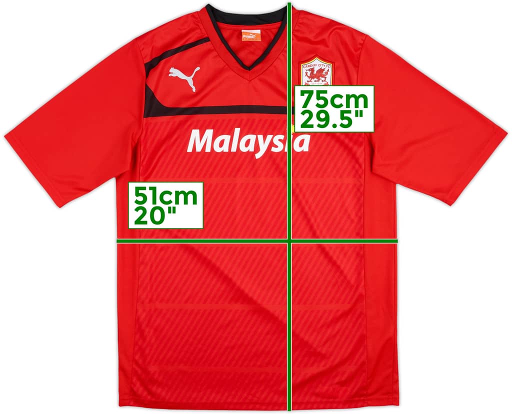 2012-13 Cardiff Home Shirt - 10/10 - (L)