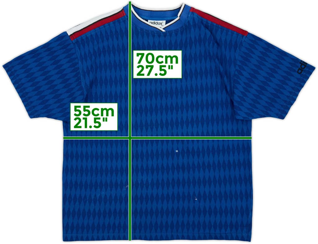 1995-96 Bayern Munich adidas Cotton Tee - 7/10 - (M/L)