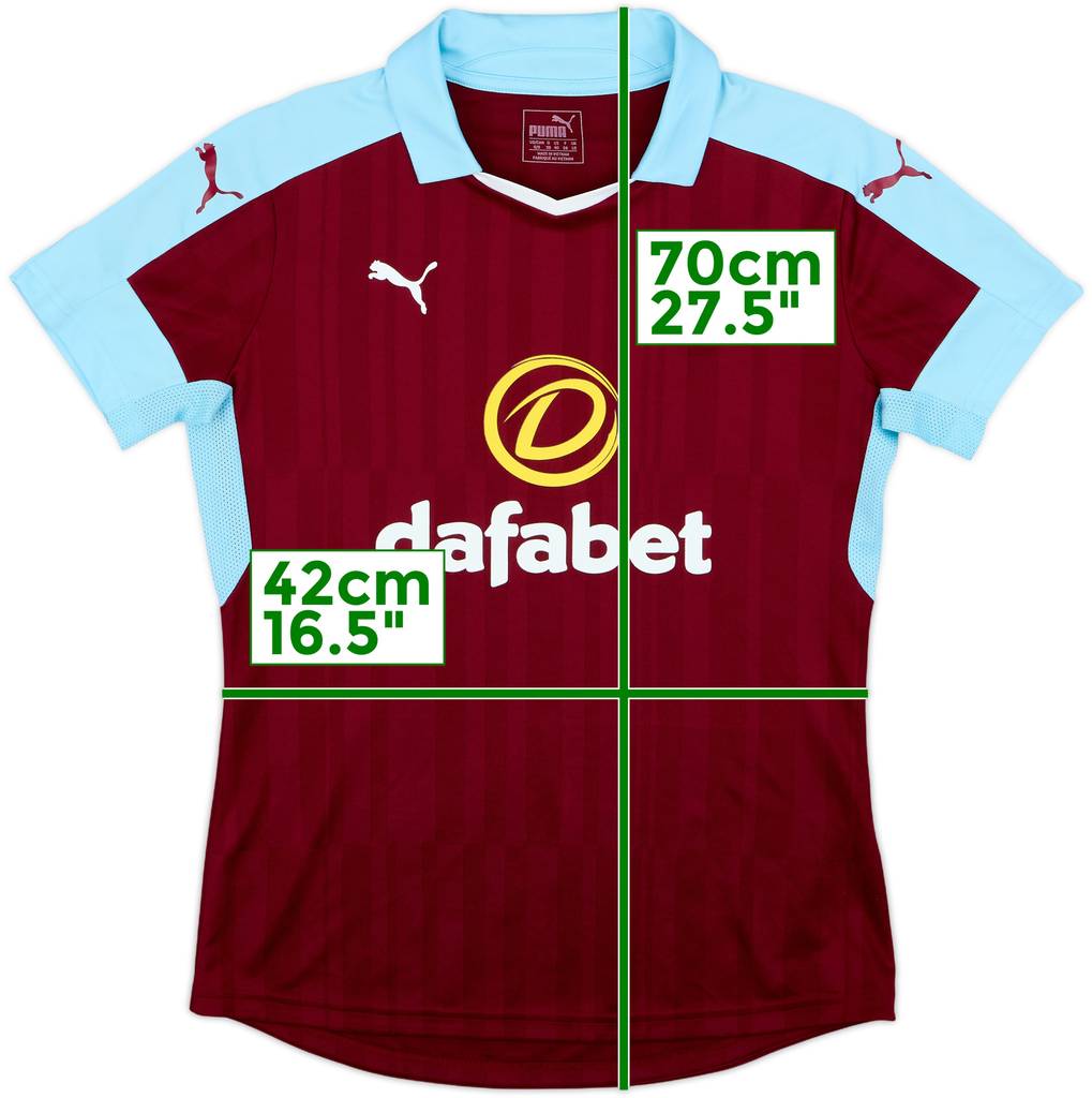 2016-17 Burnley Home Shirt - 9/10 - (Women's S)