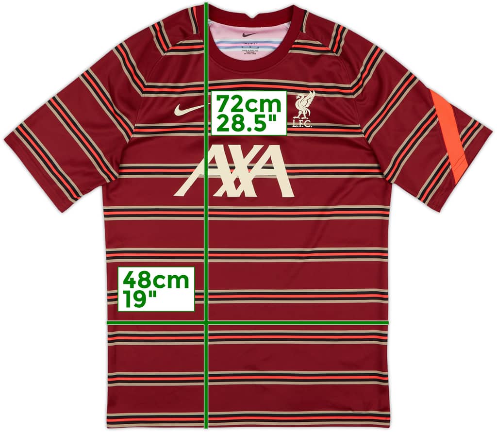 2021-22 Liverpool Nike Training Shirt - 9/10 - (M)