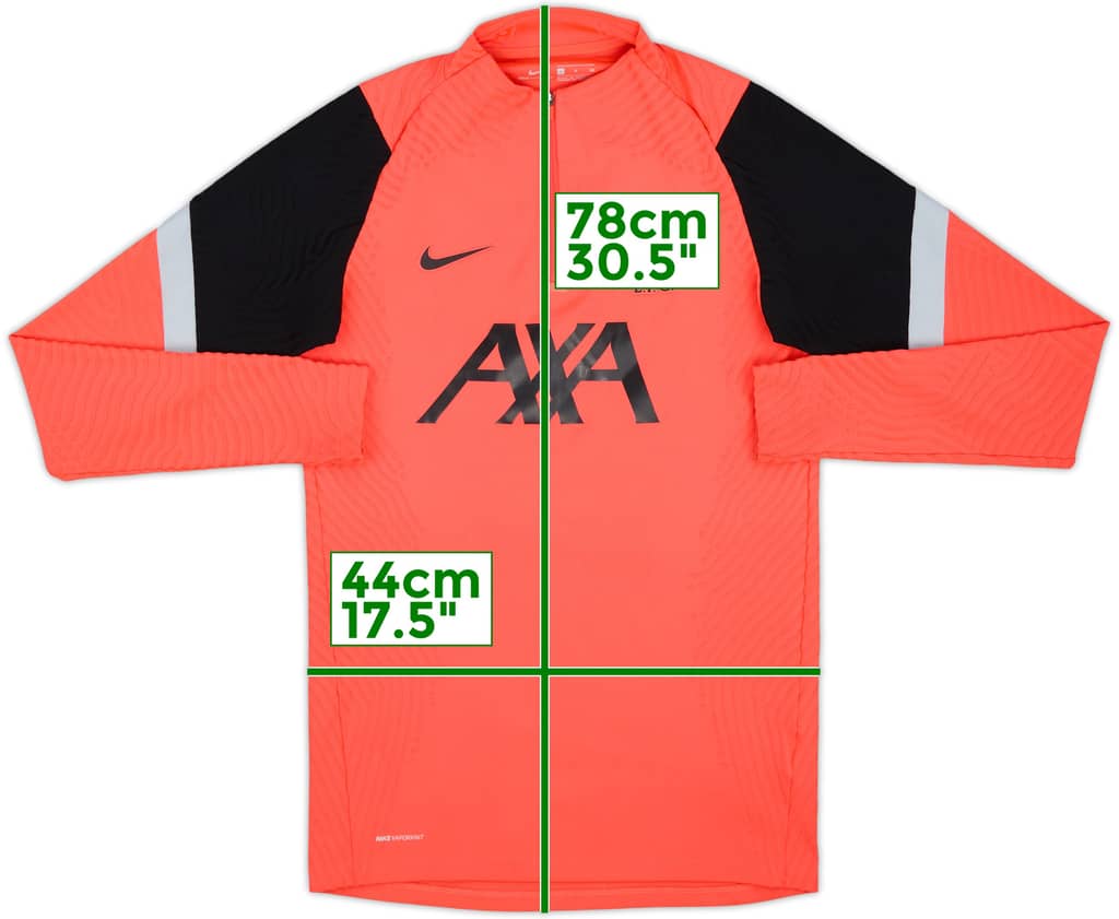 2020-21 Liverpool Nike Vaporknit 1/4 Zip Training Top - 7/10 - (S)