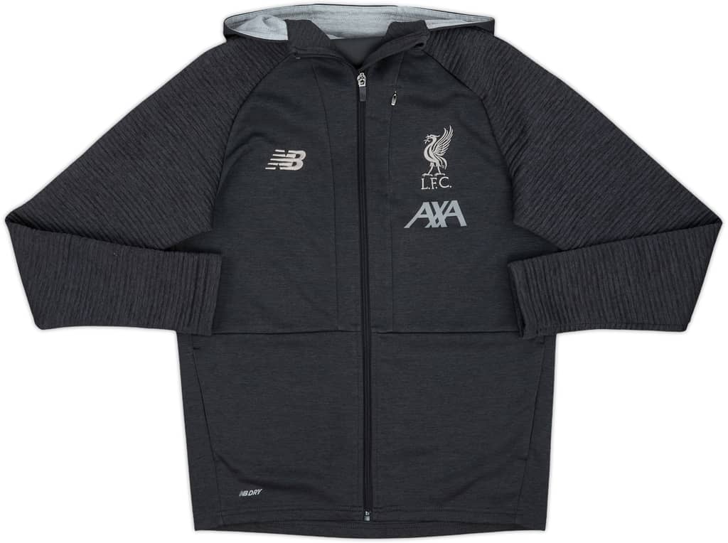 2019-20 Liverpool New Balance Chaqueta de chándal con capucha - 8/10 - (S)