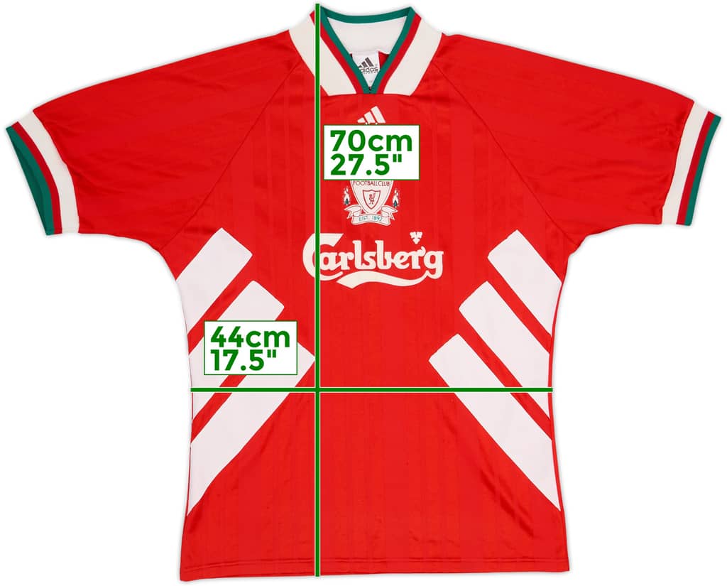 1993-95 Liverpool Home Shirt - 9/10 - (S)