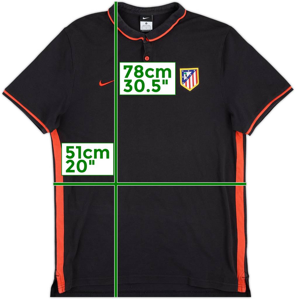 2015-16 Atletico Madrid Nike Polo Shirt - 7/10 - (XL)