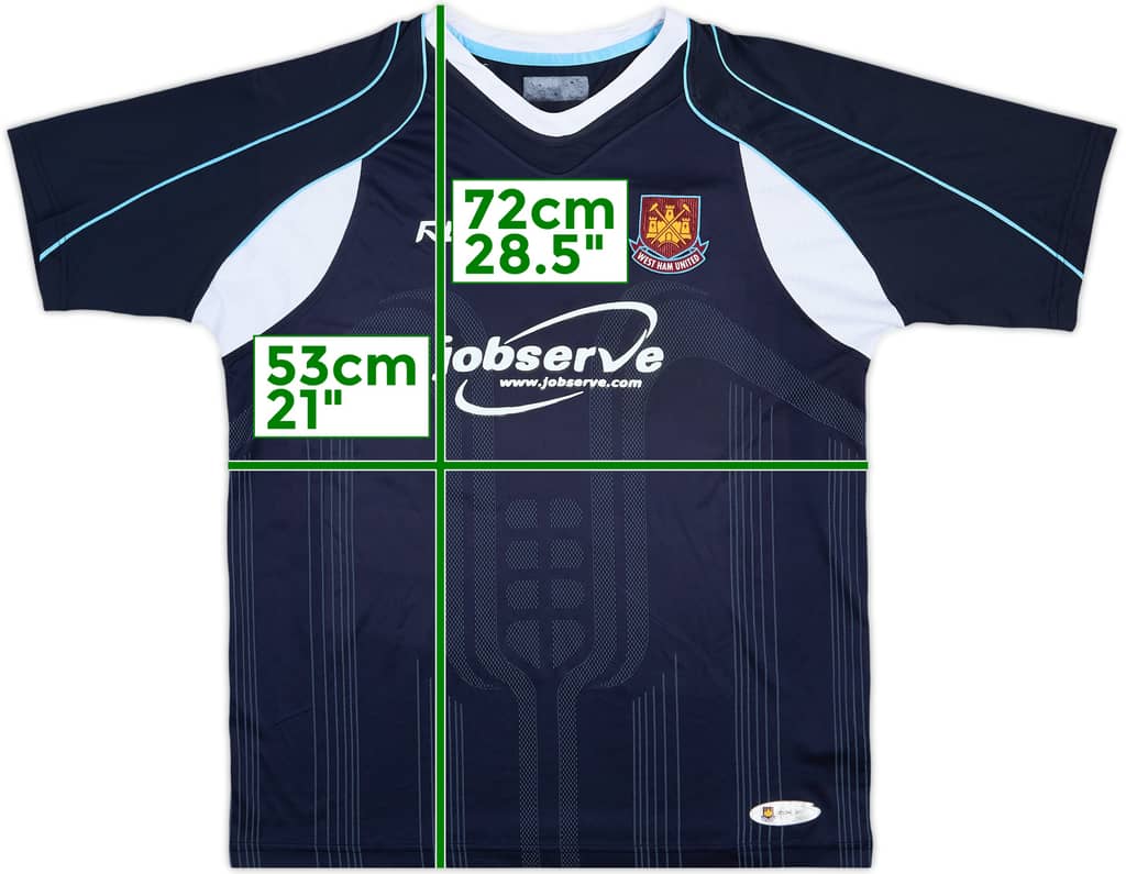 2006-07 West Ham Away Shirt - 8/10 - (L)