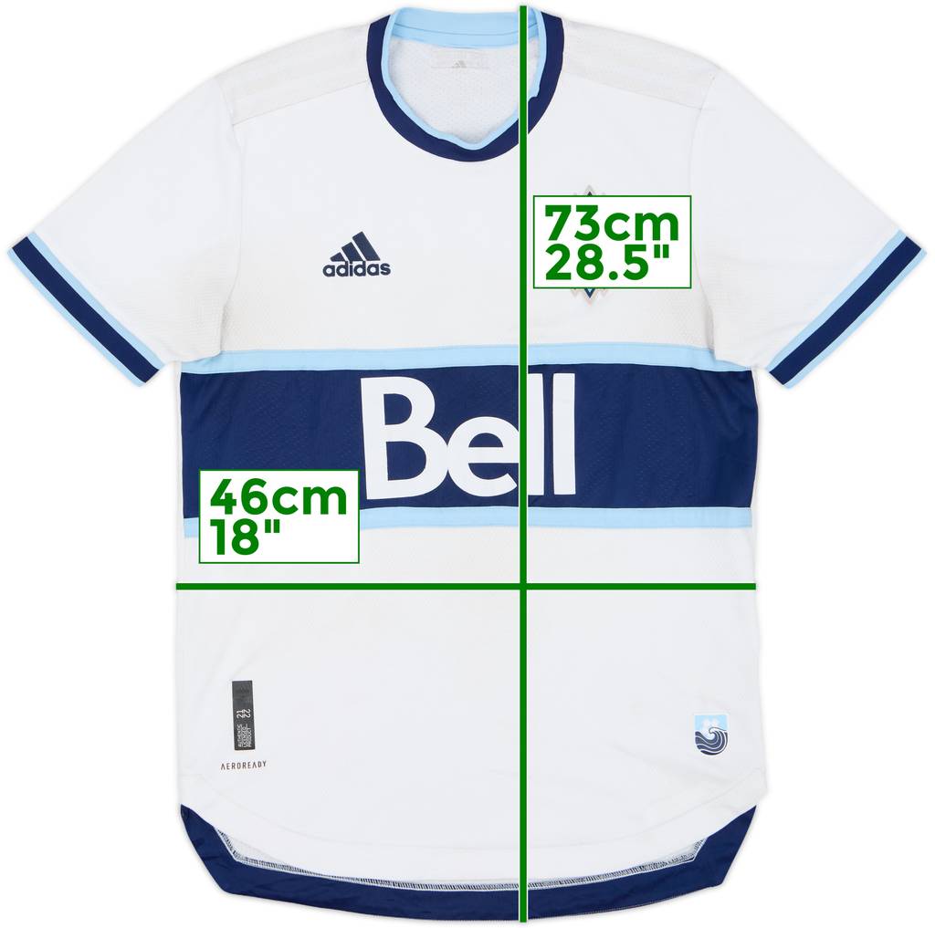 2021-22 Vancouver Whitecaps Authentic Home Shirt - 5/10 - (S)