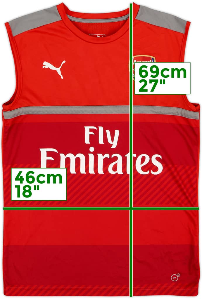 2016-17 Arsenal Puma Training Vest - 9/10 - (M)