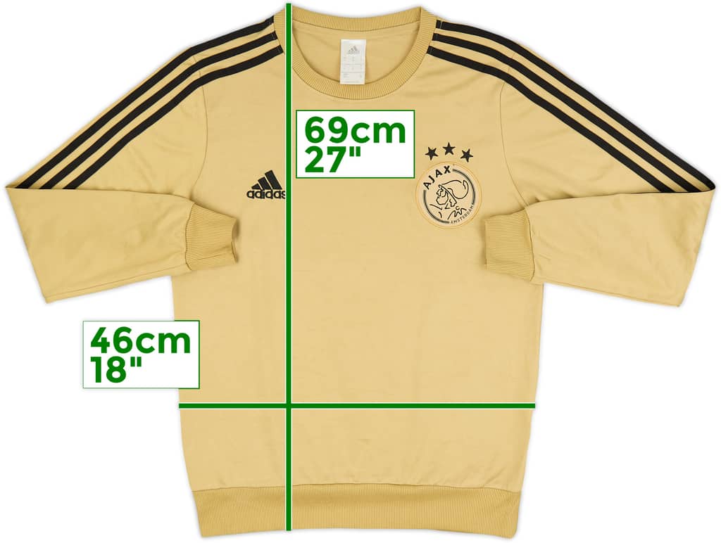 2018-19 Ajax adidas Sweat Top - 8/10 - (S)