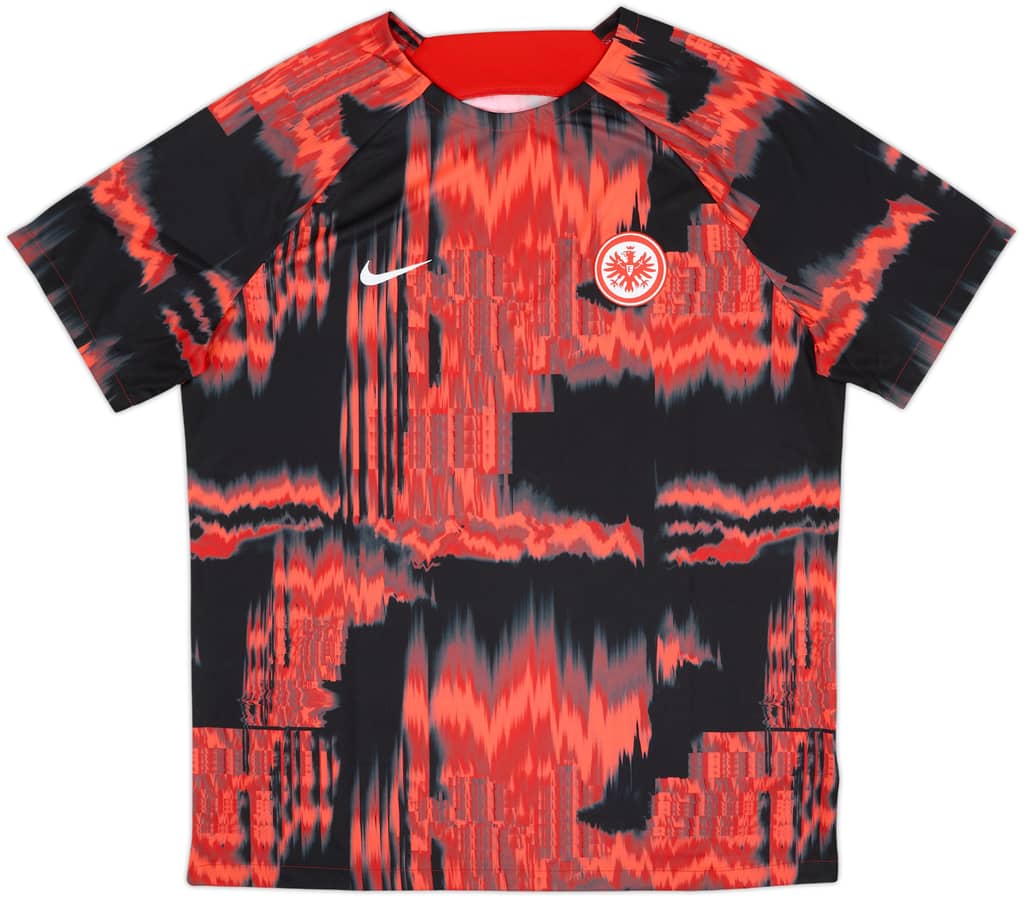 2023-24 Frankfurt Nike Pre-Match Shirt - 8/10 - (XL)