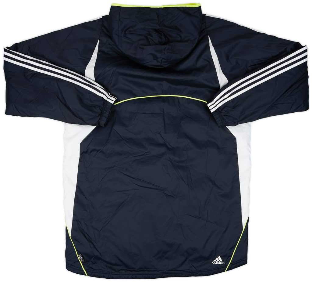 2007-08 Chelsea adidas CL Padded Bench Coat - 8/10 - (XL)