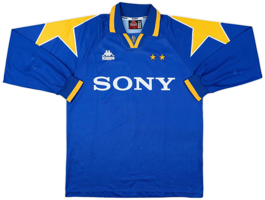 1995-96 Juventus Away L/S Shirt - 6/10 - (XL)