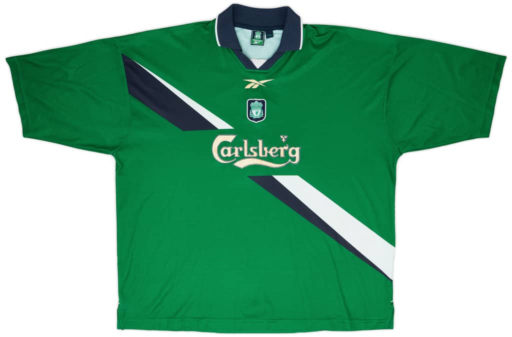 1999-00 Liverpool Away Shirt Song #4 - 6/10 - (XXL)