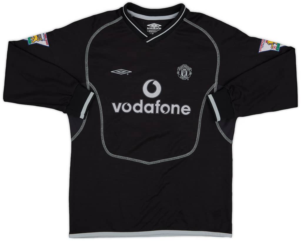 2000-02 Manchester United GK Shirt Barthez #1 - 8/10 - (L.Boys)
