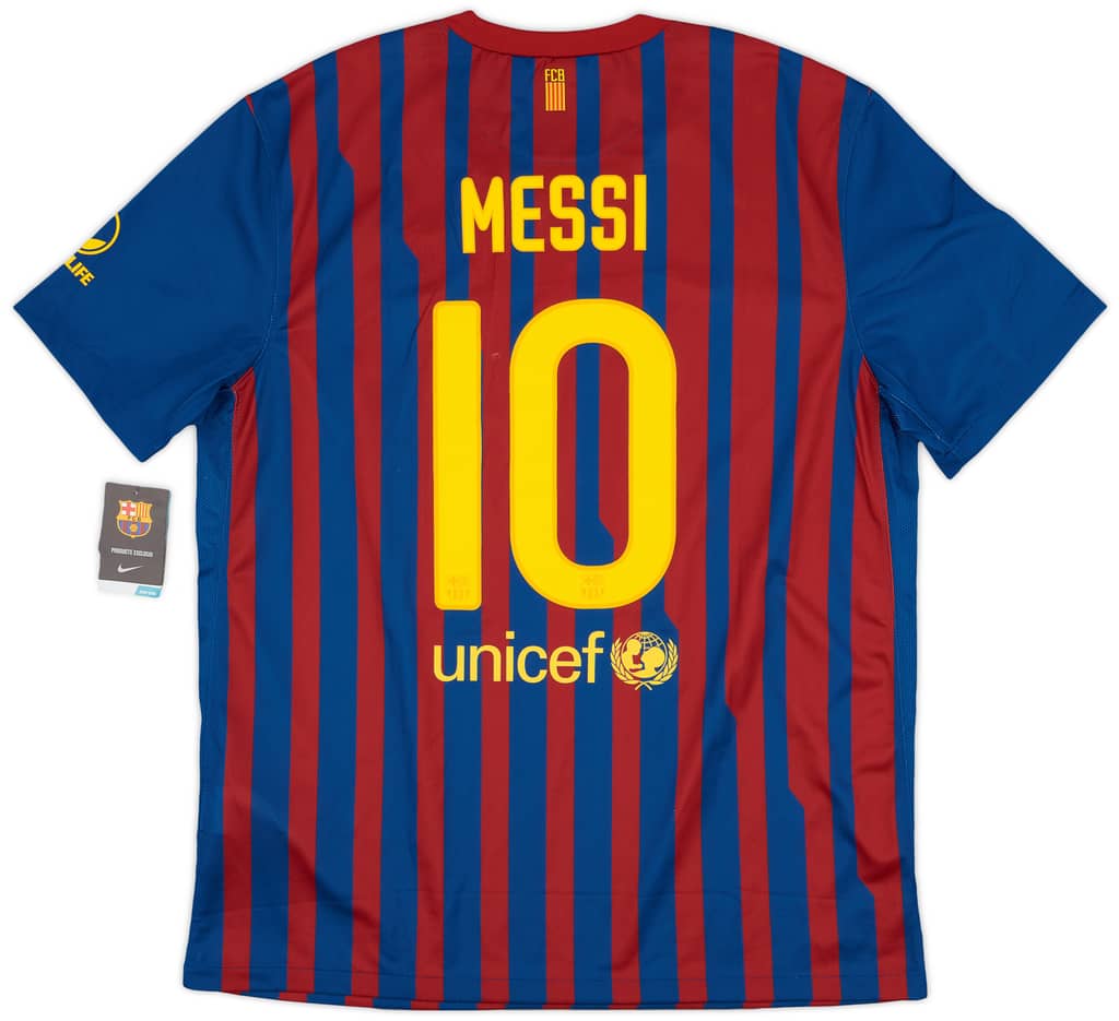 2011-12 Barcelona Home Shirt Messi #10 (XL)