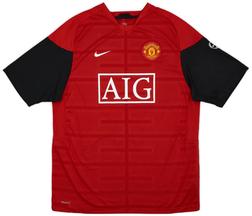 2009-10 Manchester United Nike Training Shirt - 9/10 - (L)