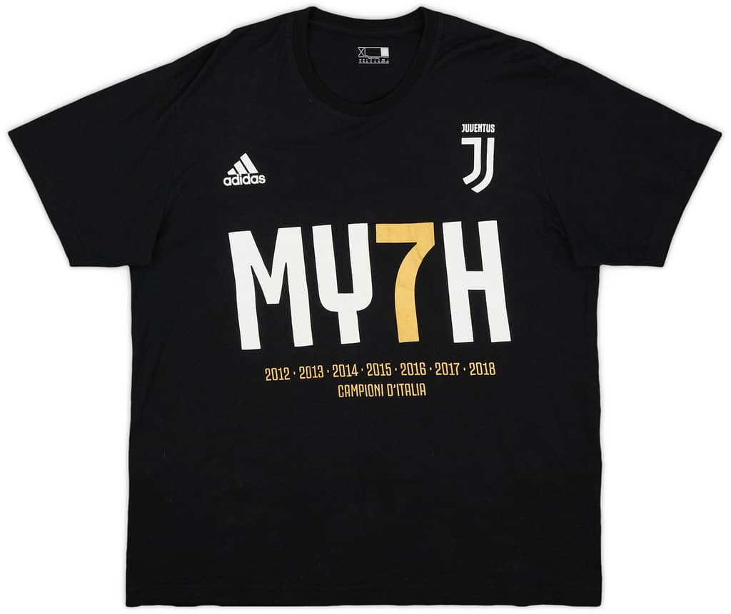 Juventus 2018 adidas Graphic Tee - 7/10 - (XL)