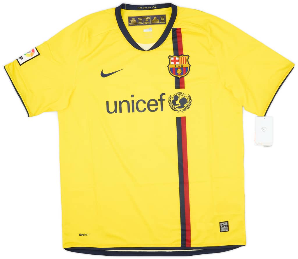 2008-10 Barcelona Away Shirt Messi #10 (L)