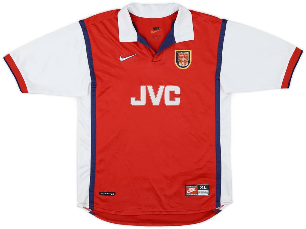 1998-99 Arsenal Home Shirt - 7/10 - (XL.Boys)