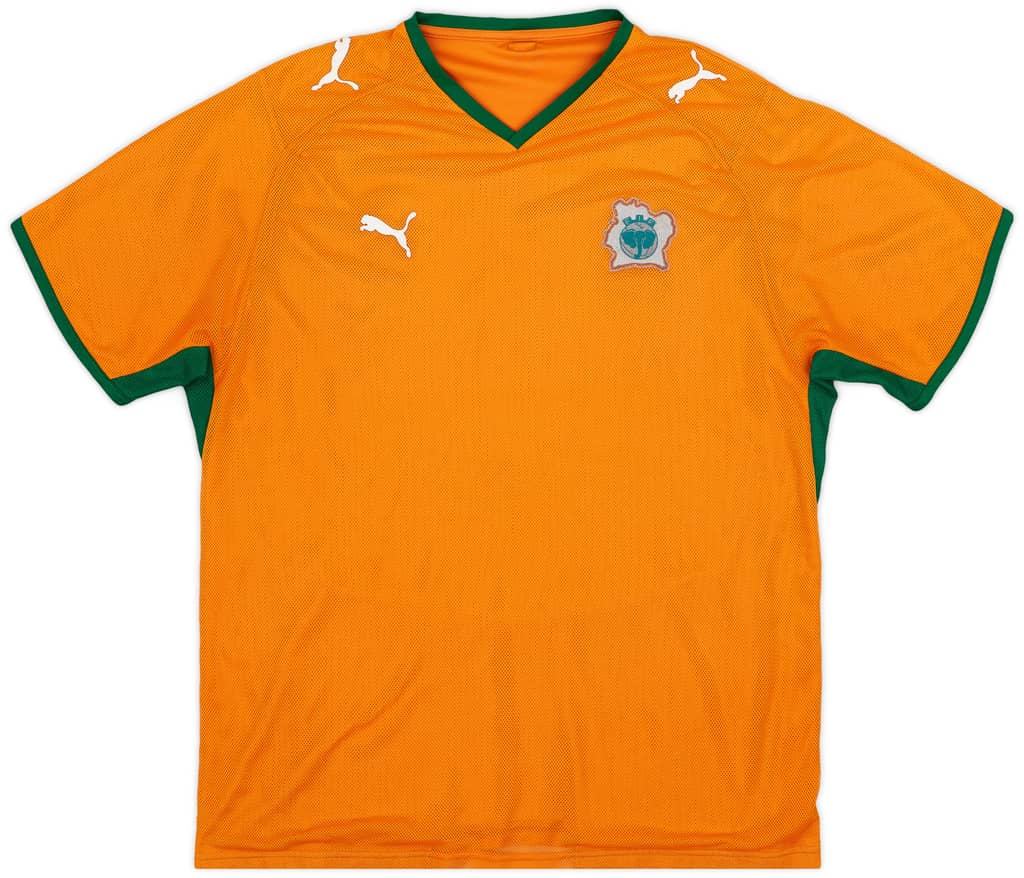 2008-10 Ivory Coast Home Shirt - 7/10 - (XXL)