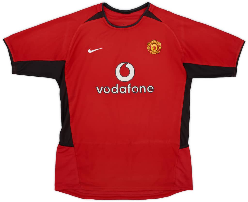 2002-04 Manchester United Home Shirt - 7/10 - (XL.Boys)
