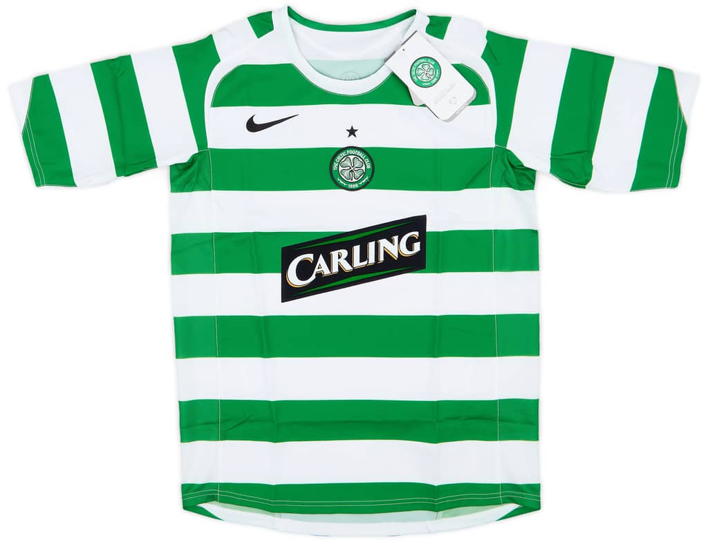 2005-07 Celtic Home Shirt (L.Boys)