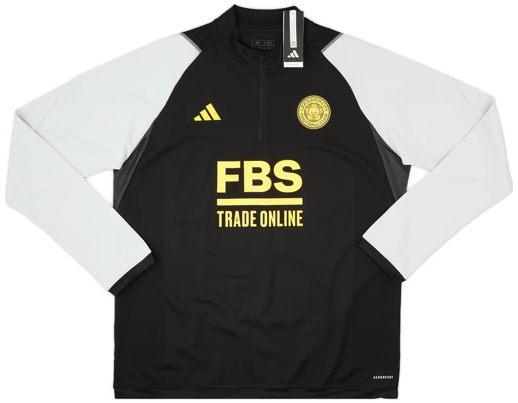 2023-24 Leicester adidas 1/4 Zip Training Top - As New