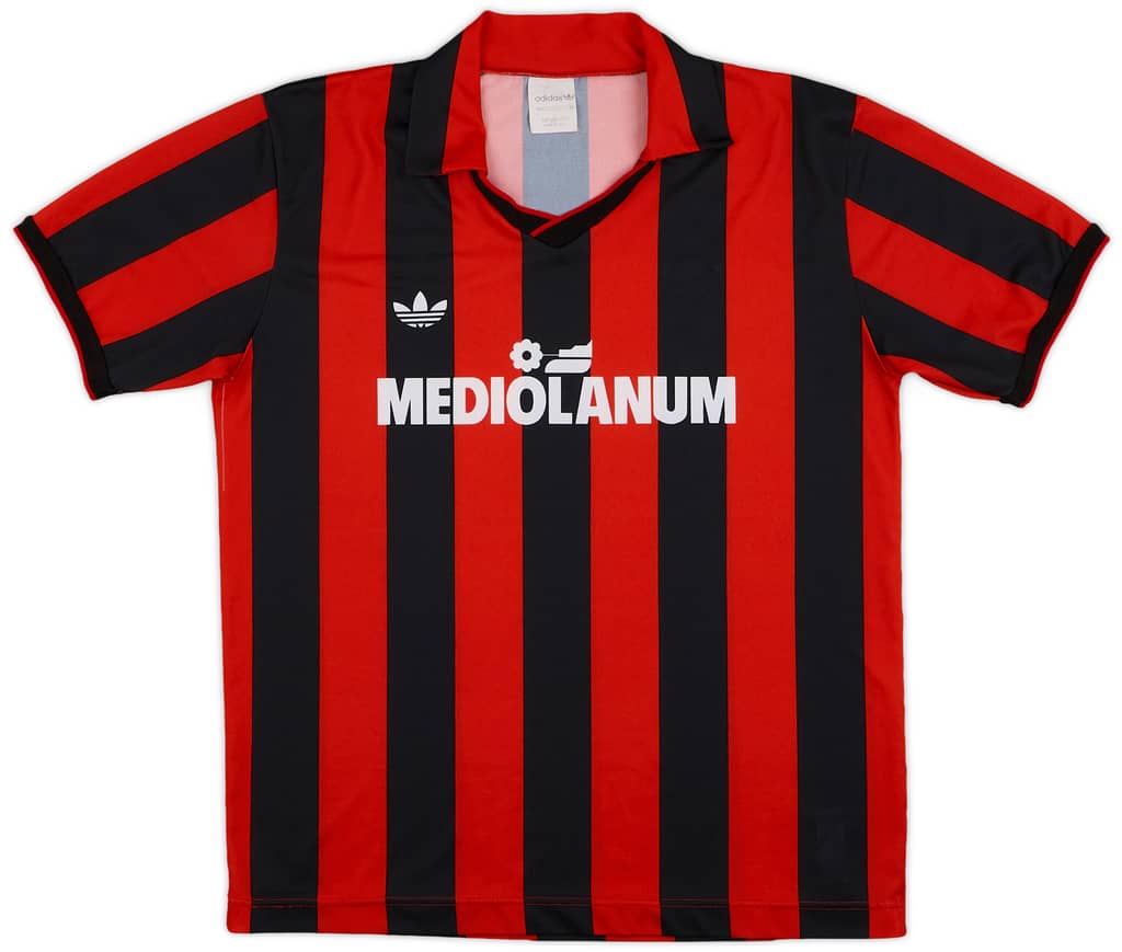 1990-91 AC Milan Home Shirt - 7/10 - (M)